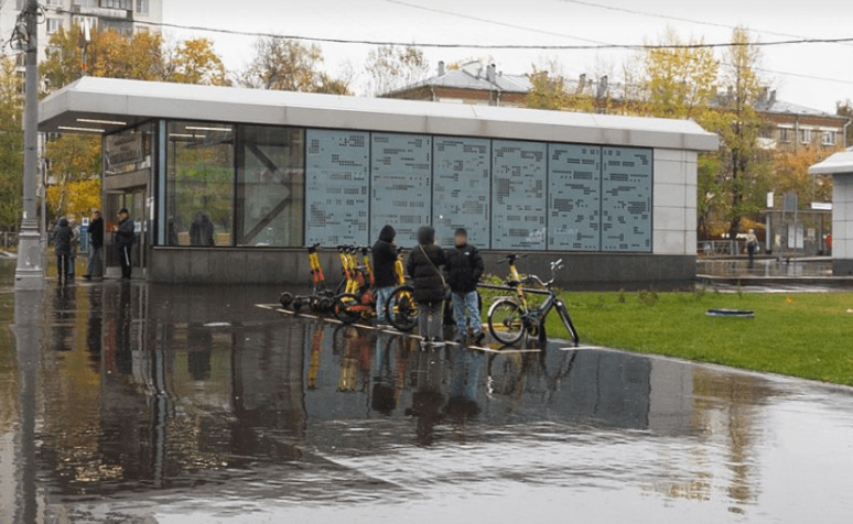 Станция велопроката у метро Бабушкинская